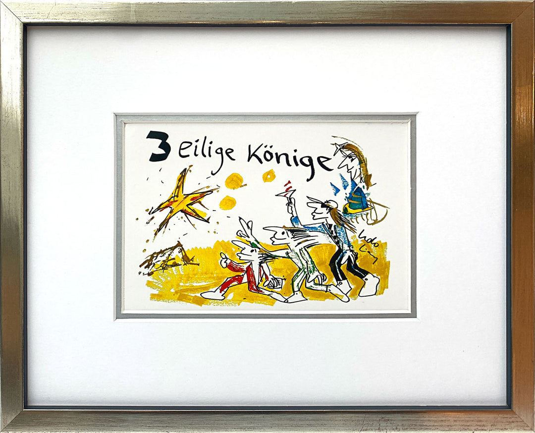 "3 eilige Könige" | Udo Lindenberg Miniprint