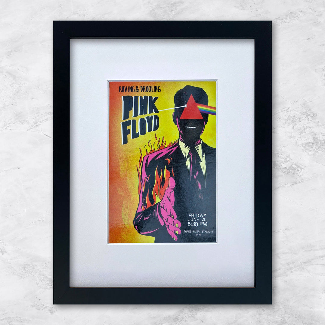 Pink Floyd (Three Rivers Stadium 20.06.1975) | Berühmte Persönlichkeiten Miniprints