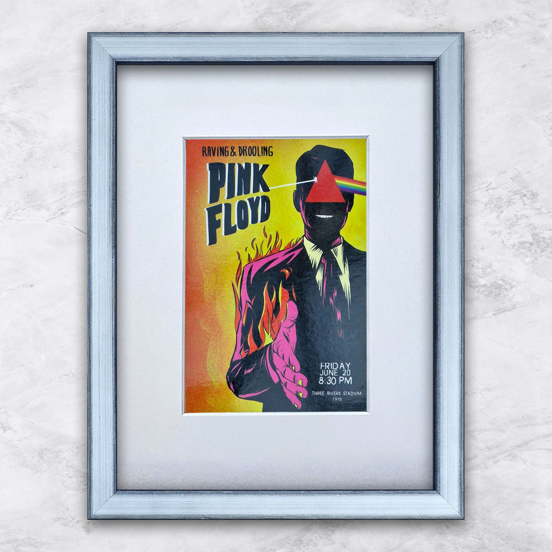 Pink Floyd (Three Rivers Stadium 20.06.1975) | Berühmte Persönlichkeiten Miniprints