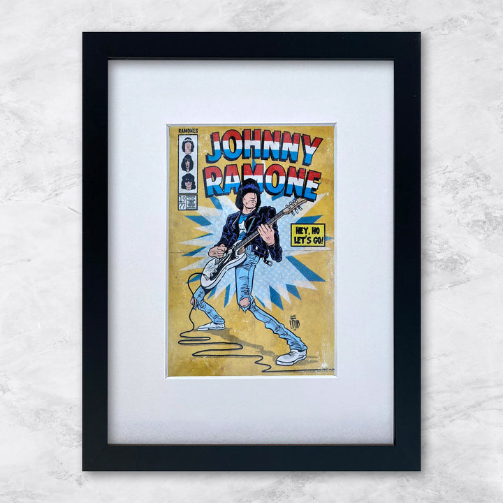 Johnny Ramone | Berühmte Persönlichkeiten Miniprints