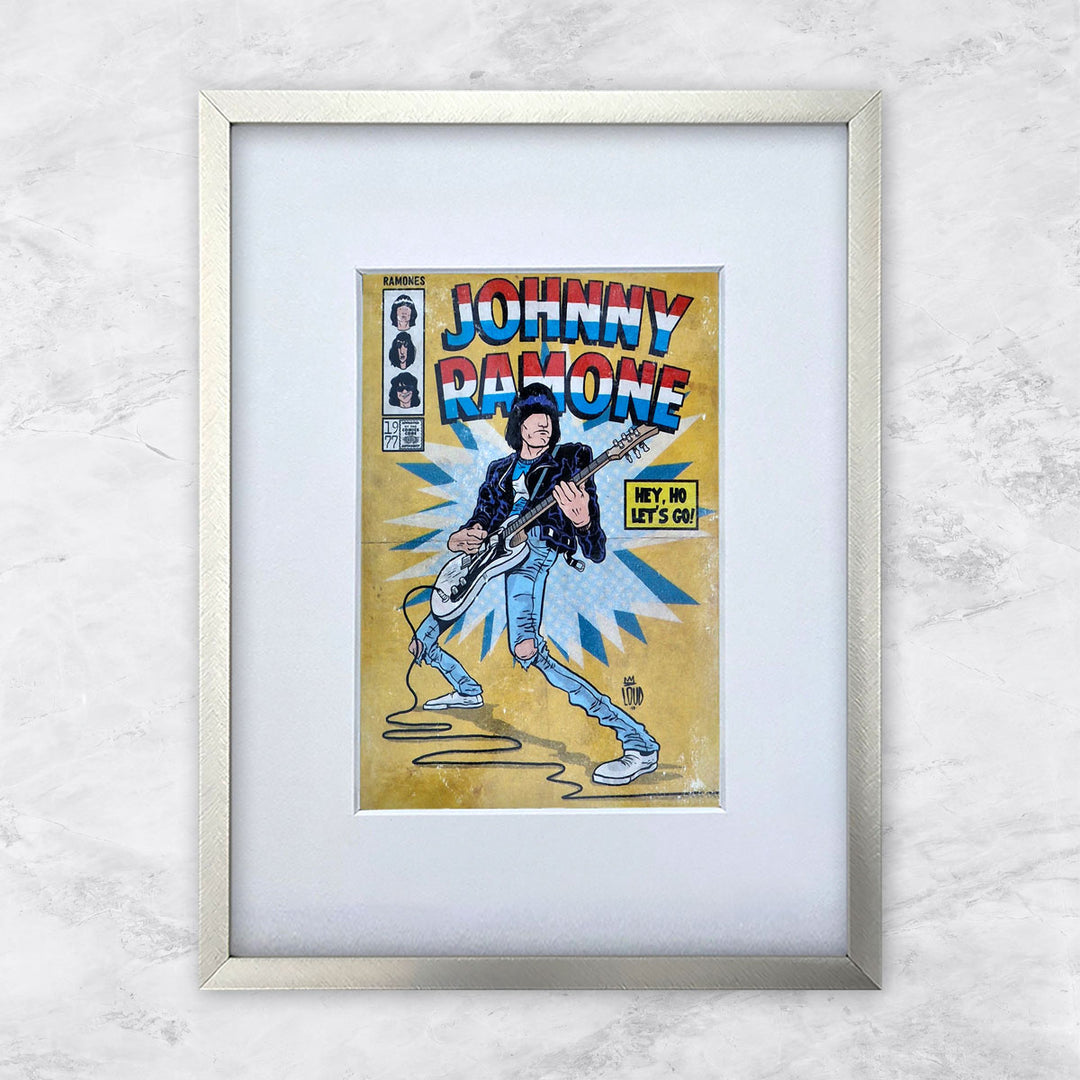 Johnny Ramone | Berühmte Persönlichkeiten Miniprints