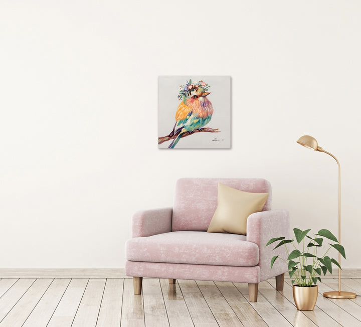 Süsser bunter Vogel