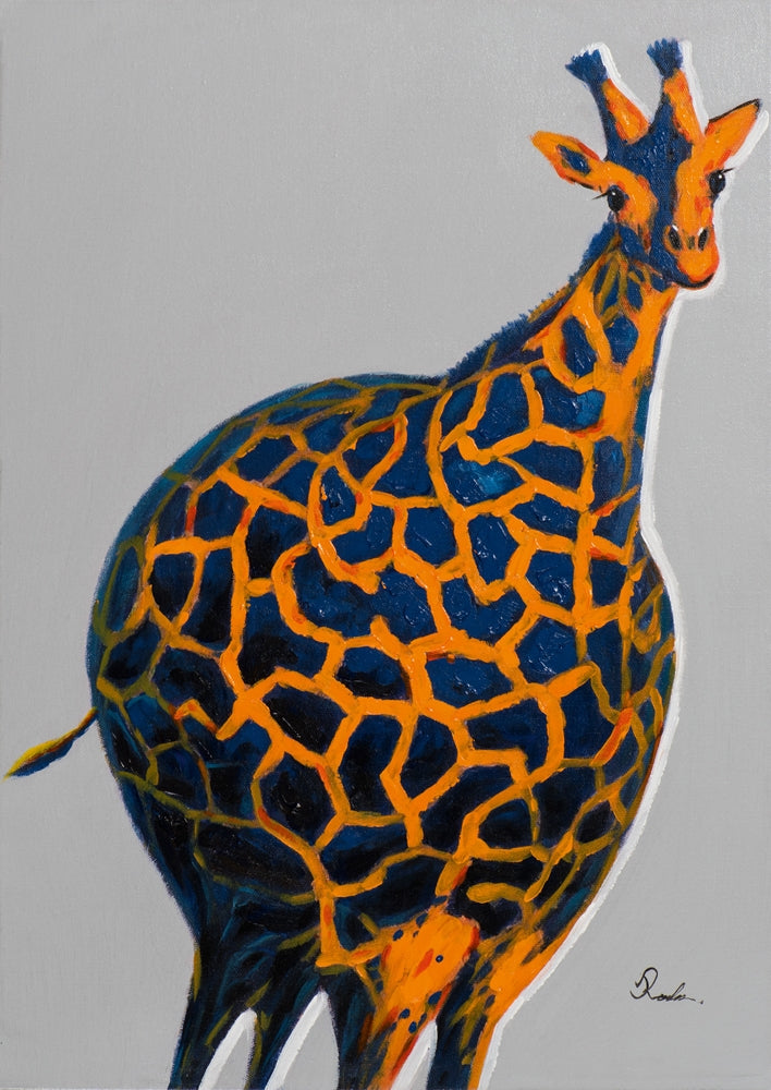 Aufgeblasene Giraffe