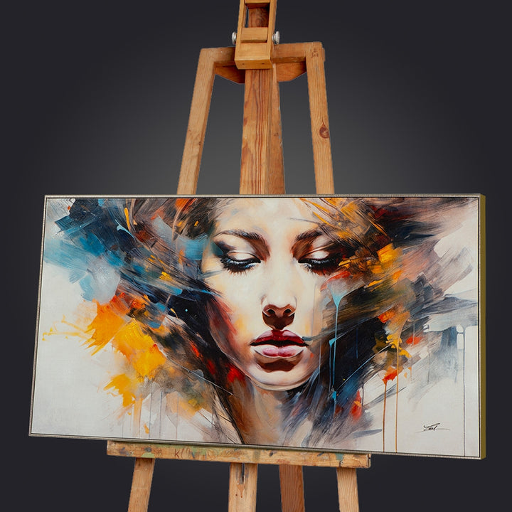 Colourful Shadow Girl
