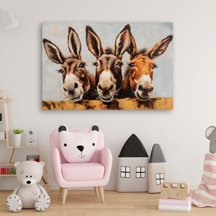 Curious Donkeys