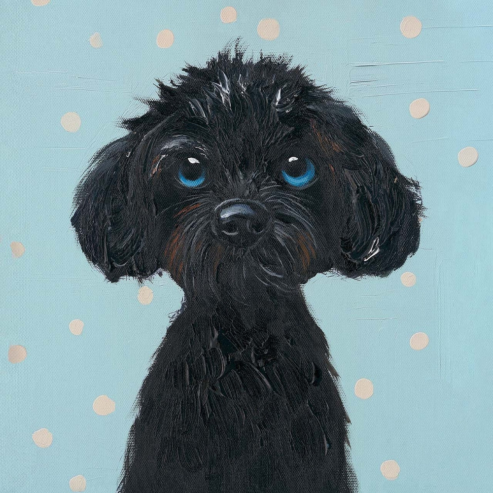 Black Puppy | Acrylgemälde