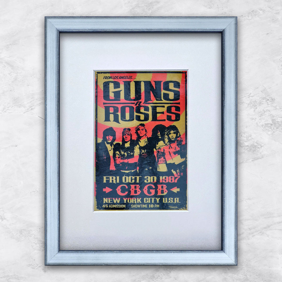 Guns N Roses (CBGB New York 30.10.1987) | Berühmte Persönlichkeiten Miniprints