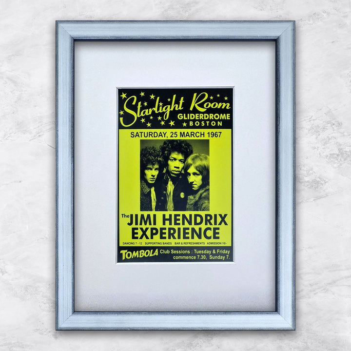 Jimi Hendrix (Starlight Room 25.03.1967) | Berühmte Persönlichkeiten Miniprints