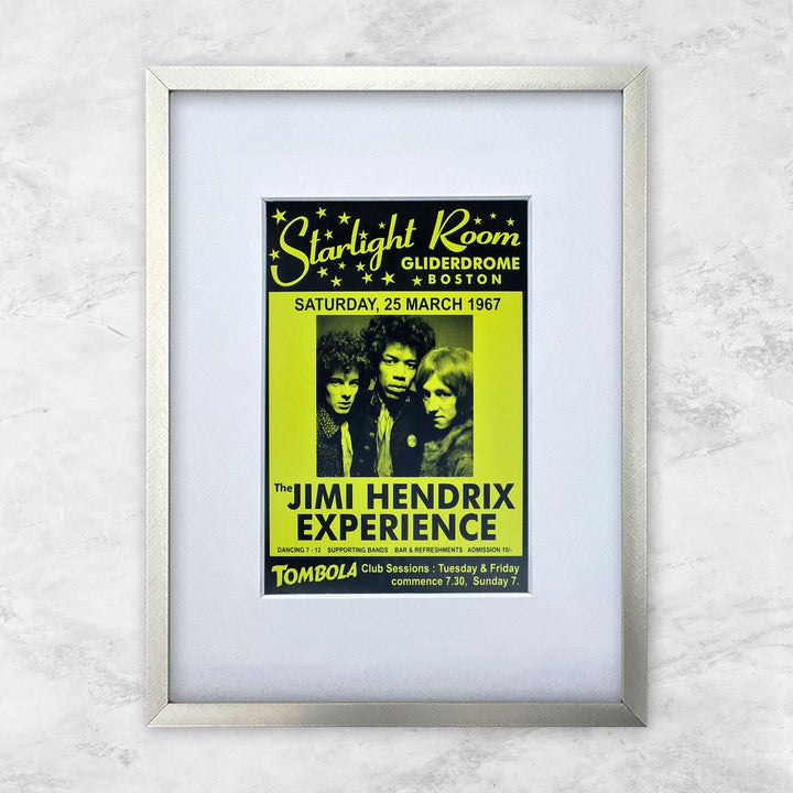 Jimi Hendrix (Starlight Room 25.03.1967) | Berühmte Persönlichkeiten Miniprints