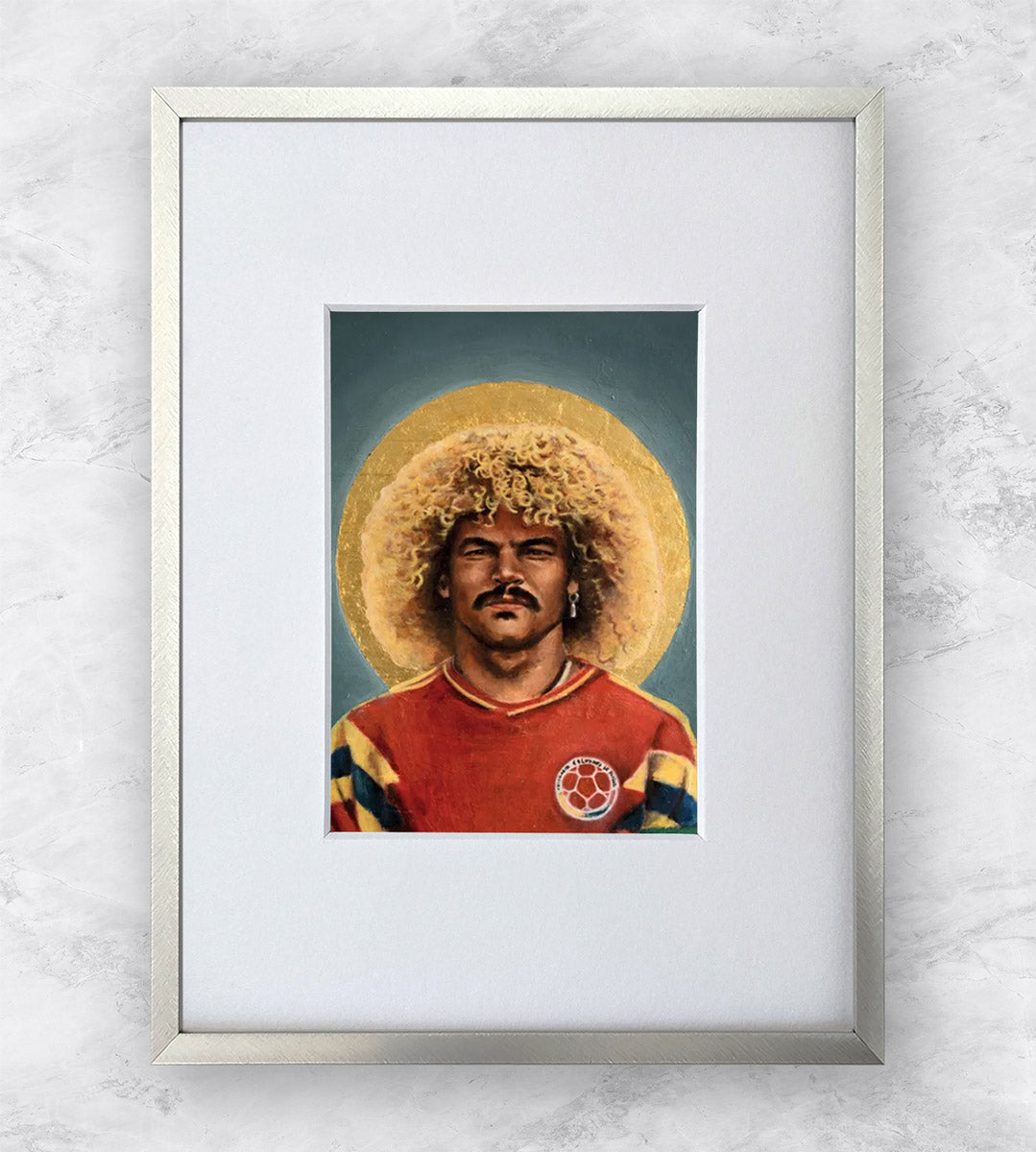 Carlos Valderrama | Berühmte Persönlichkeiten Miniprints