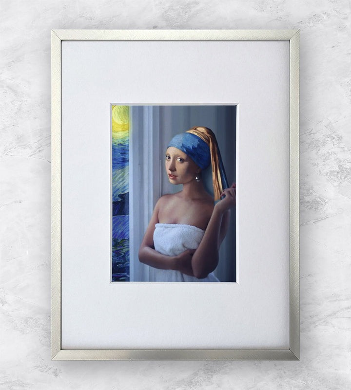 Starry Night Girl | Popkultur Miniprints