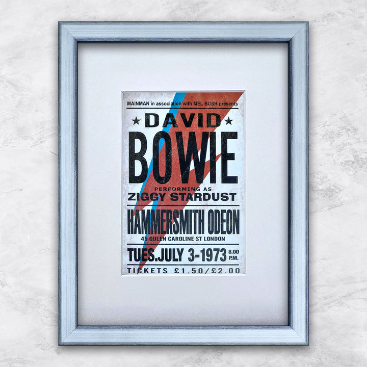 David Bowie (Hammersmith Odeon 03.07.1973) | Berühmte Persönlichkeiten Miniprints