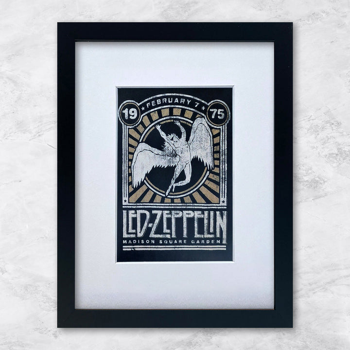 Led-Zeppelin (Madison Square Garden 02.07.1975) | Berühmte Persönlichkeiten Miniprints