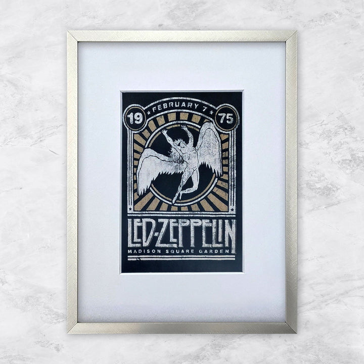 Led-Zeppelin (Madison Square Garden 02.07.1975) | Berühmte Persönlichkeiten Miniprints