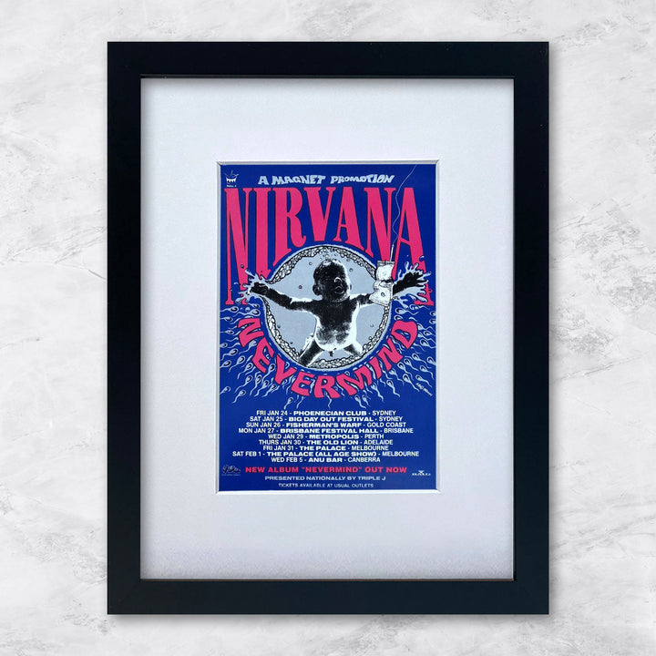 Nirvana - Nevermind | Berühmte Persönlichkeiten Miniprints