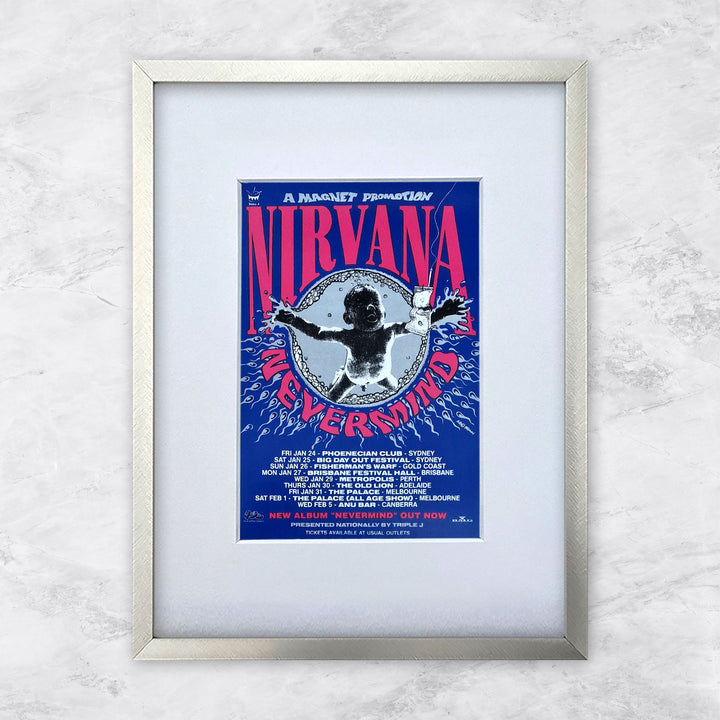 Nirvana - Nevermind | Berühmte Persönlichkeiten Miniprints