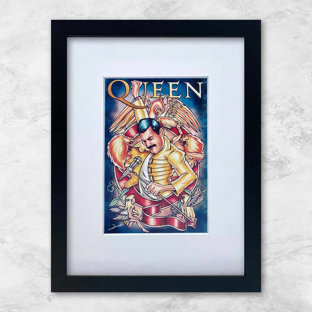 Queen | Berühmte Persönlichkeiten Miniprints