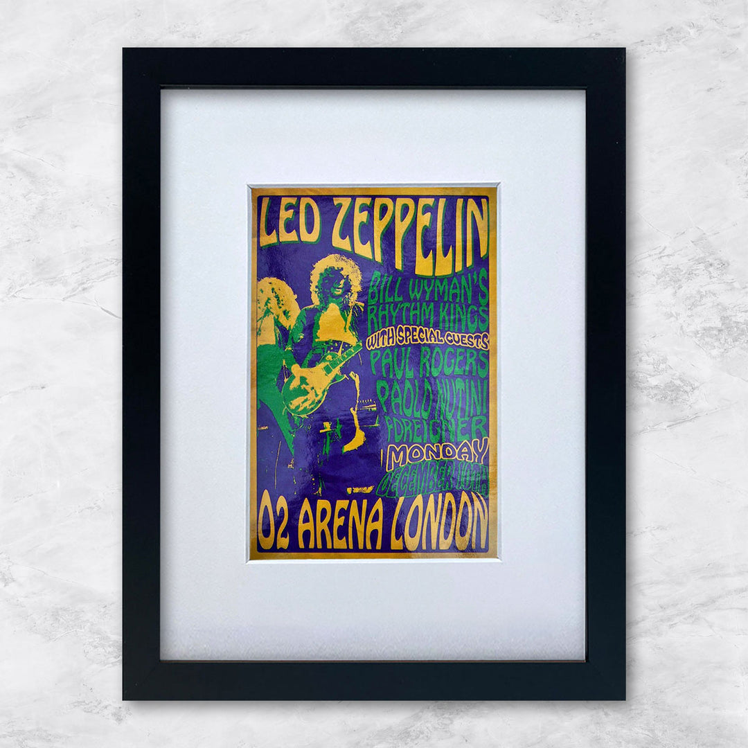 Leo Zeppelin (O2 Arena London)| Berühmte Persönlichkeiten Miniprints