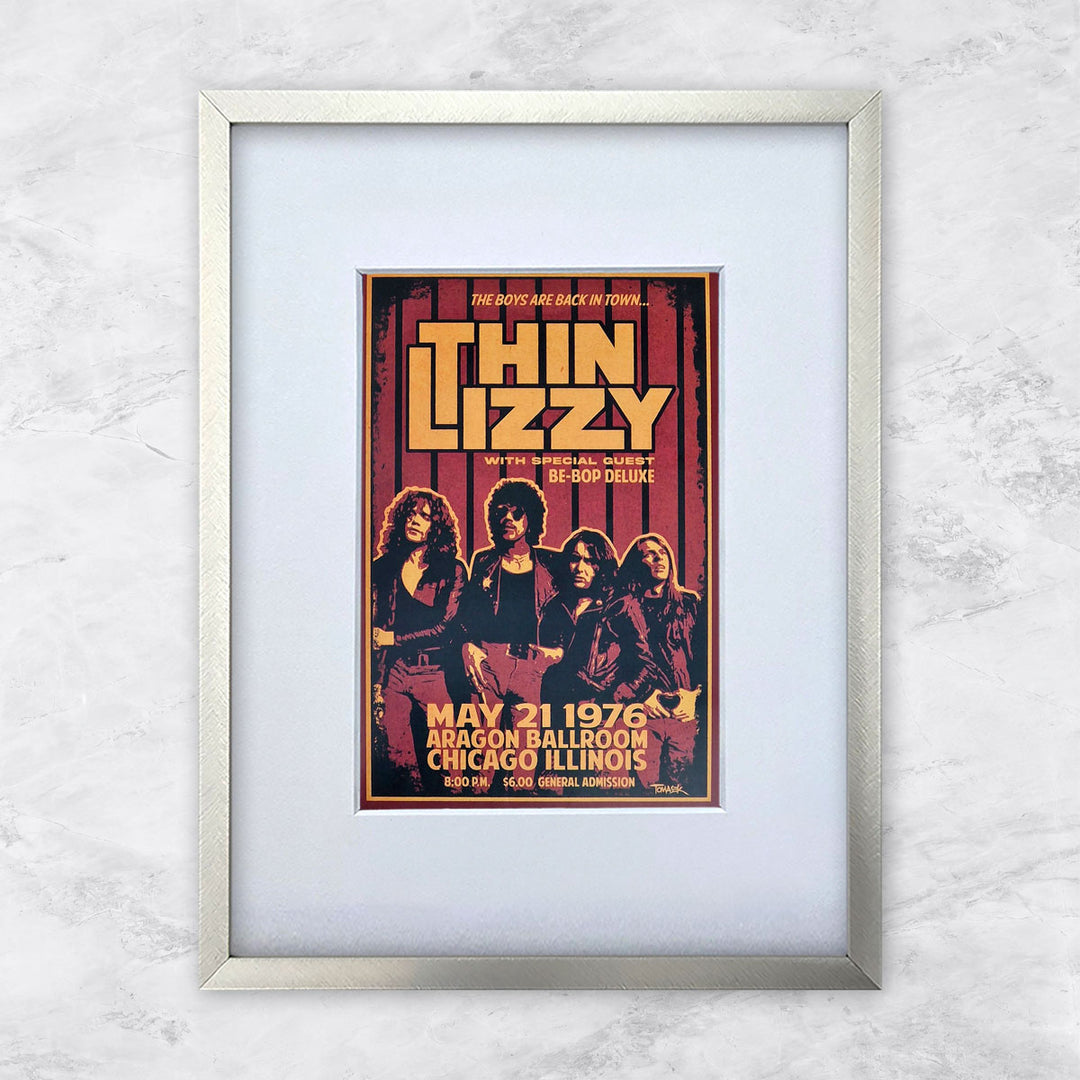 Thin Lizzy(Aragon Ballroom 21.05.1976) | Berühmte Persönlichkeiten Miniprints