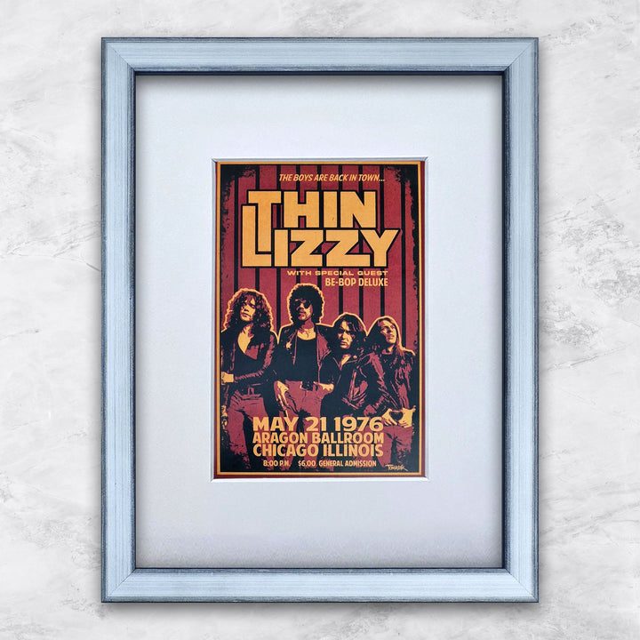 Thin Lizzy(Aragon Ballroom 21.05.1976) | Berühmte Persönlichkeiten Miniprints