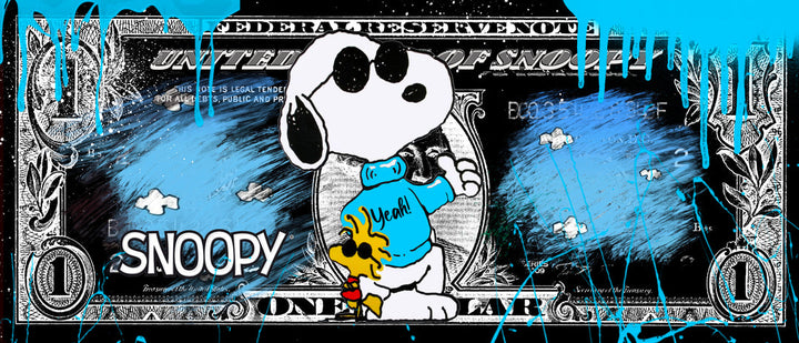 Skyyloft SNOOPY 2.0 DOLLAR – gerahmt