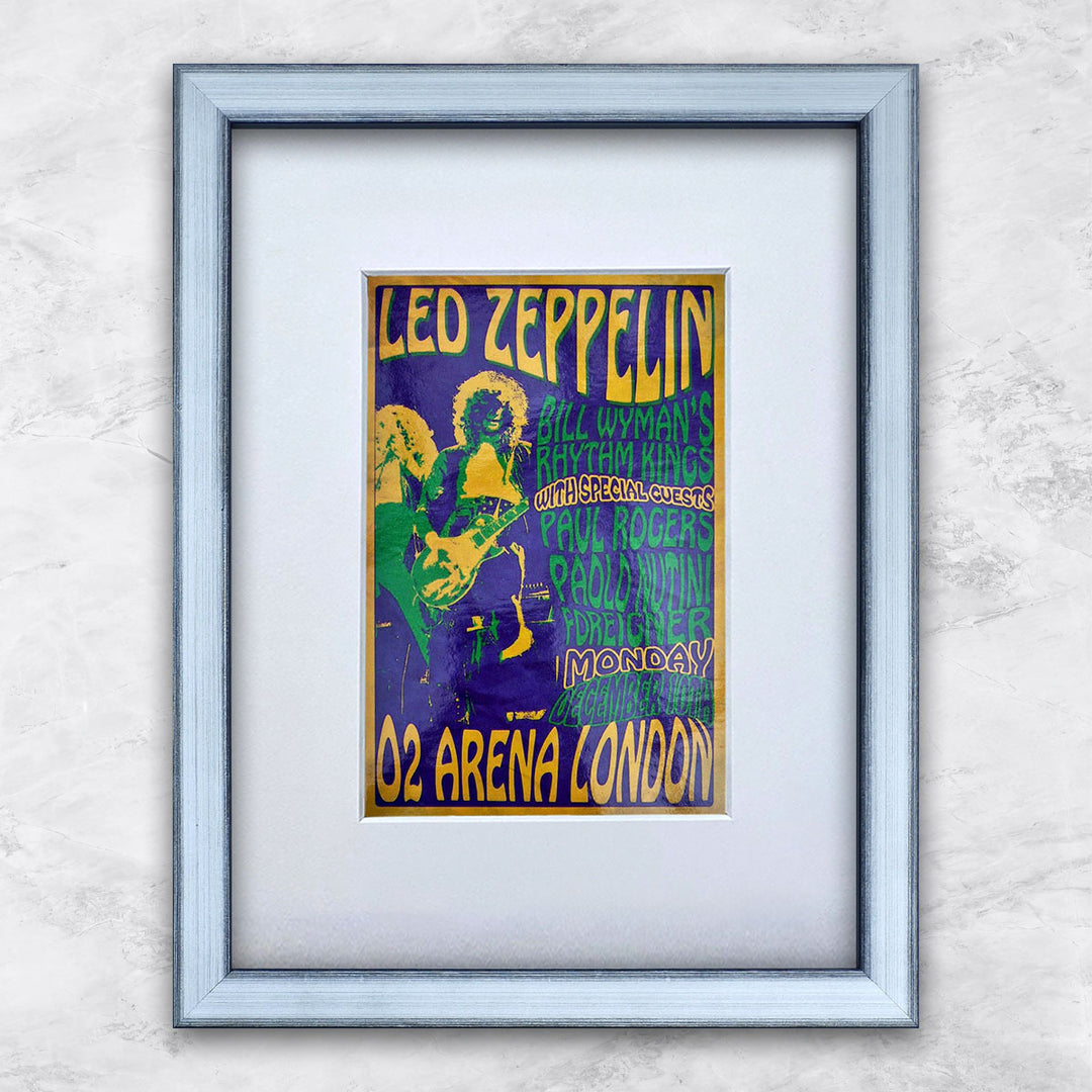 Leo Zeppelin (O2 Arena London)| Berühmte Persönlichkeiten Miniprints