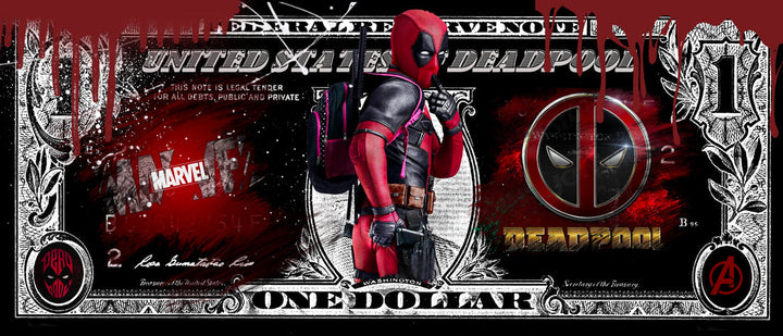 Skyyloft DEADPOOL DOLLAR – gerahmt