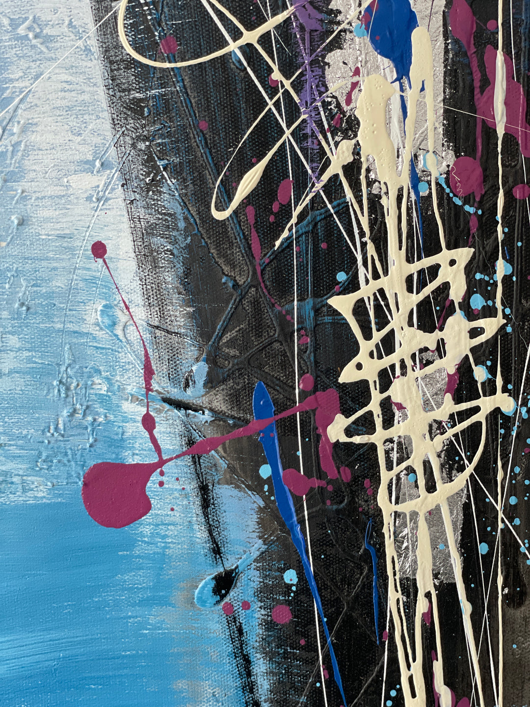 "Abstrakte Komposition in Blau" | Spira