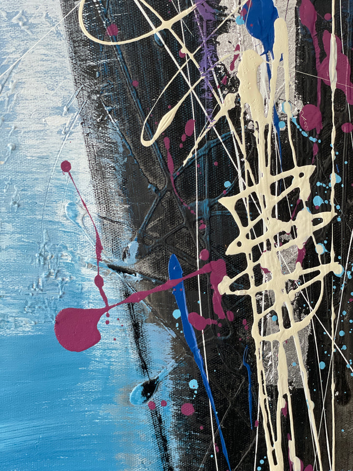 "Abstrakte Komposition in Blau" | Spira