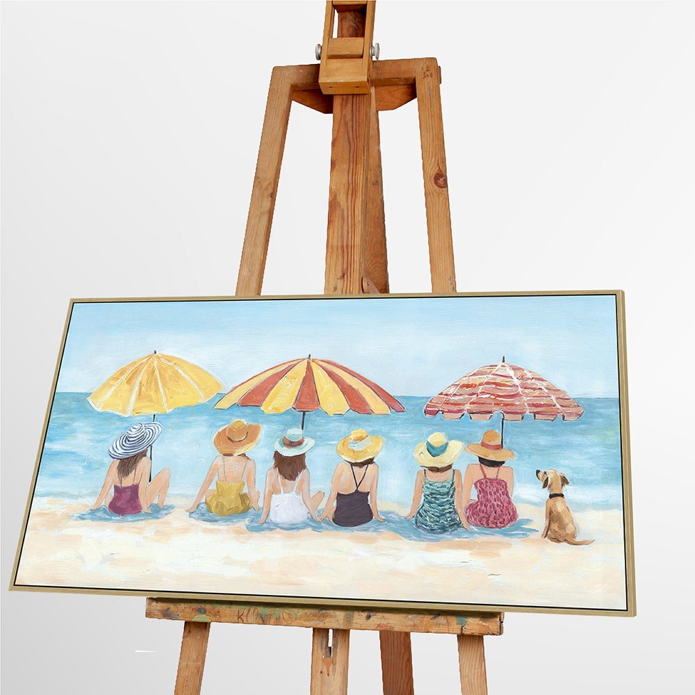 Damen am Strand