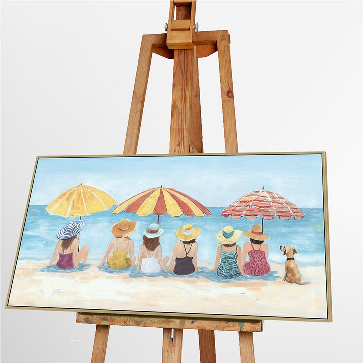 Damen am Strand
