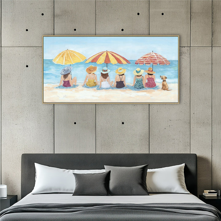 Damen am Strand