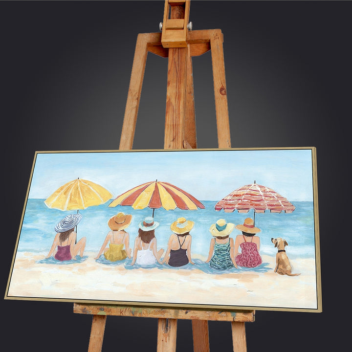 Damen am Strand