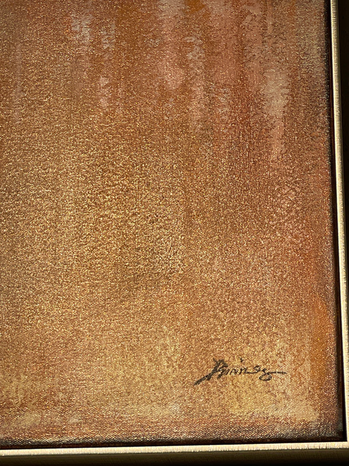 Moderne Farbmelodie in Rosa/Beige