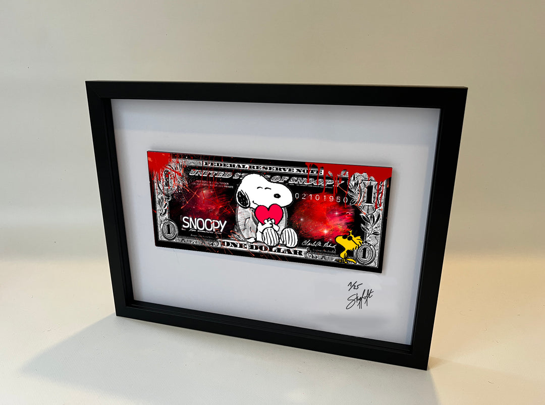 Skyyloft SNOOPY 3.0 DOLLAR – gerahmt