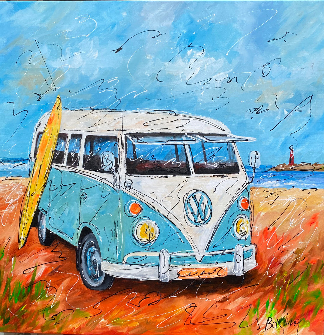 "Blauer VW Van" | Barbara de Jong