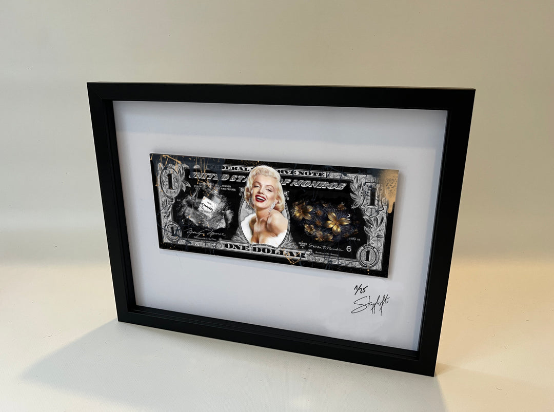 Skyyloft MARILYN MONROE 3.0 DOLLAR – gerahmt