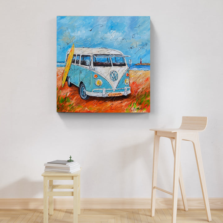 "Blauer VW Van" | Barbara de Jong
