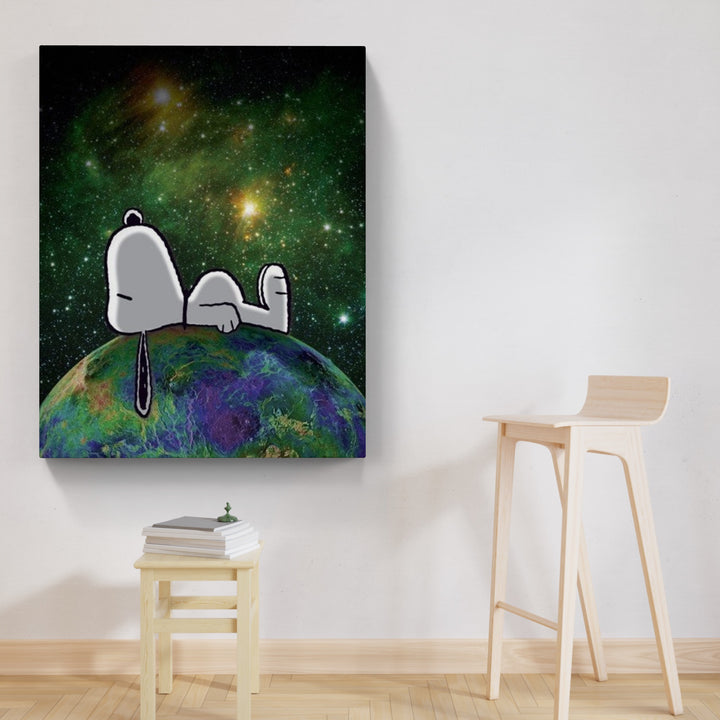 On Top of the World - Peanuts Giclée limitiert