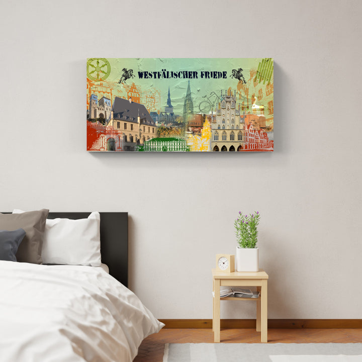 Osnabrück und Münster-Friedensbild Collage 2025