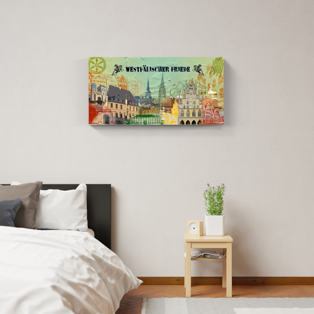 Osnabrück und Münster-Friedensbild Collage 2025