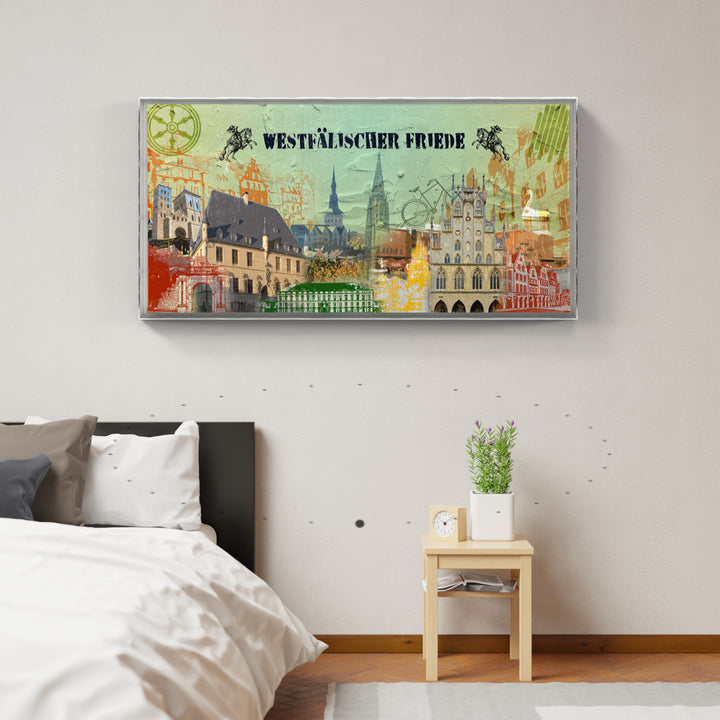 Osnabrück und Münster-Friedensbild Collage 2025