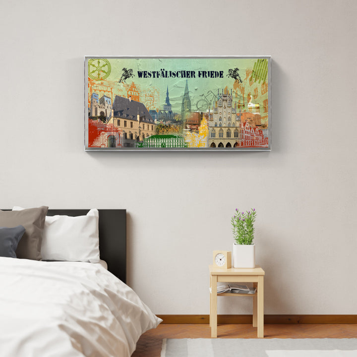 Osnabrück und Münster-Friedensbild Collage 2025