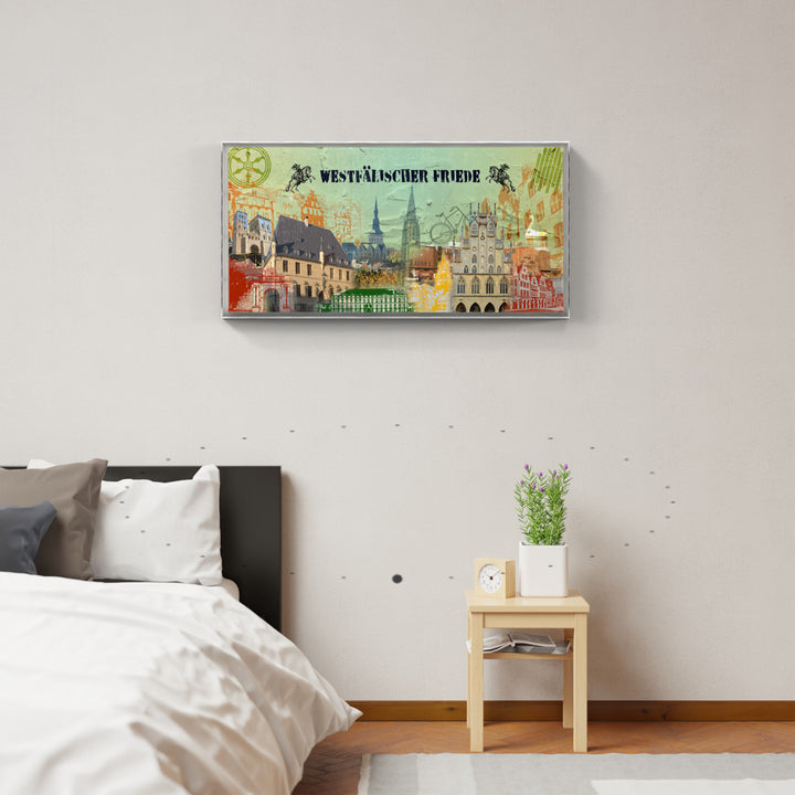 Osnabrück und Münster-Friedensbild Collage 2025
