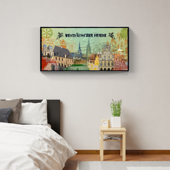 Osnabrück und Münster-Friedensbild Collage 2025