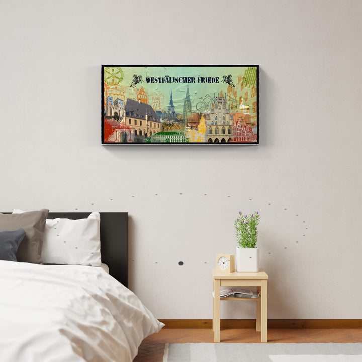 Osnabrück und Münster-Friedensbild Collage 2025