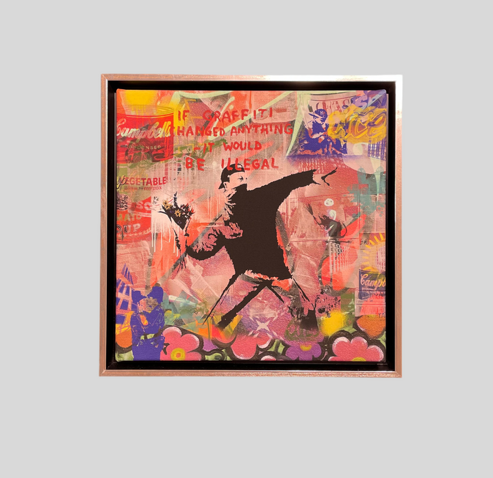 Hommage an Banksy Collage