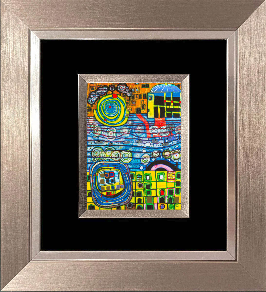 "Die vier Einsamkeiten" | Friedensreich Hundertwasser Miniprint