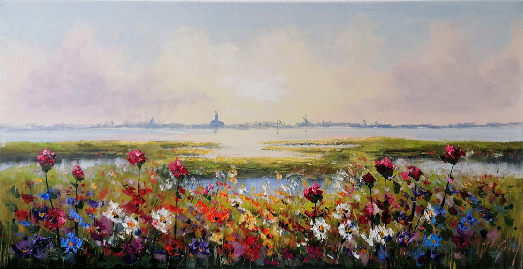 "Blüten am Flussufer Ⅱ" | Jochem De Graaf