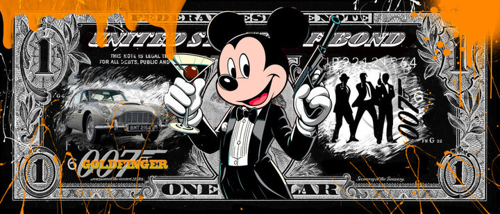 Skyyloft JAMES BOND MICKEY – gerahmt